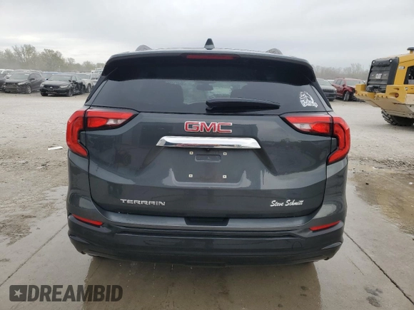 2018 GMC Terrain SLE with VIN 3GKALMEV4JL319157, listed as a Copart auction lot 52027085 with 76,792 mi miles and Salvage Title. Bid and sale history available at carsss.com. Image 6.