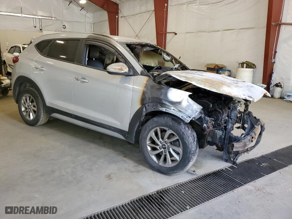 2017 Hyundai Tucson SE Plus with VIN KM8J33A41HU401667, listed as a Copart auction lot 69573664 with 0 mi miles and Salvage Title. Bid and sale history available at carsss.com. Image 4.