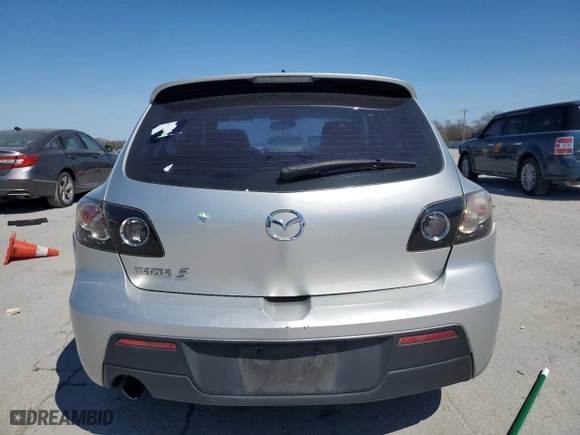 2008 Mazda Mazda3 s Grand Touring with VIN JM1BK343581173625, listed as a Copart auction lot 50391125 with 208,911 mi miles and Salvage Title. Bid and sale history available at carsss.com. Image 6.