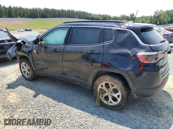 2024 Jeep Compass Latitude с VIN 3C4NJDBNXRT106913, выставлен на аукционе Copart как лот 59372845 с пробегом Не указан миль и Списание • Salvage title. История ставок и продаж доступна на DreamBid. Изображение 2.