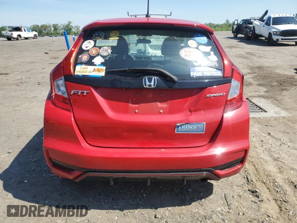 2018 Honda Fit Sport with VIN 3HGGK5H67JM705280, listed as a Copart auction lot 53621845 with 193,248 mi miles and Clean Title. Bid and sale history available at carsss.com. Image 6.