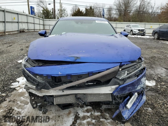 2018 Honda Accord Sedan Sport 1.5T with VIN 1HGCV1F3XJA193860, listed as a Copart auction lot 44686625 with 156,106 mi miles and Salvage Title. Bid and sale history available at carsss.com. Image 5.