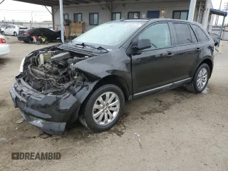 2010 Ford Edge SEL with VIN 2FMDK3JC7ABB58787, listed as a Copart auction lot 52556455 with 185,414 mi miles and Salvage Title. Bid and sale history available at carsss.com. Image 1.