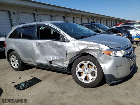 2013 Ford Edge SEL with VIN 2FMDK3JCXDBC76630, listed as a Copart auction lot 49398395 with 187,054 mi miles and Salvage Title. Bid and sale history available at carsss.com. Image 4.