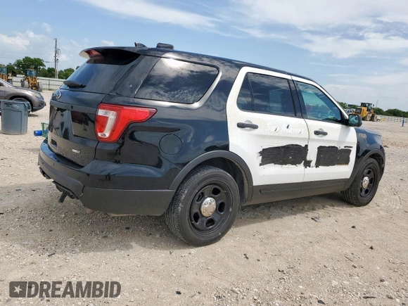 2017 Ford Police Interceptor Utility z VIN 1FM5K8AR7HGD58691, wystawiony jako Copart lot #63703675 z przebiegiem 96 858 mil mil oraz Szkoda całkowita • Salvage title. Historia ofert i sprzedaży dostępna na DreamBid. Obrazek 3.