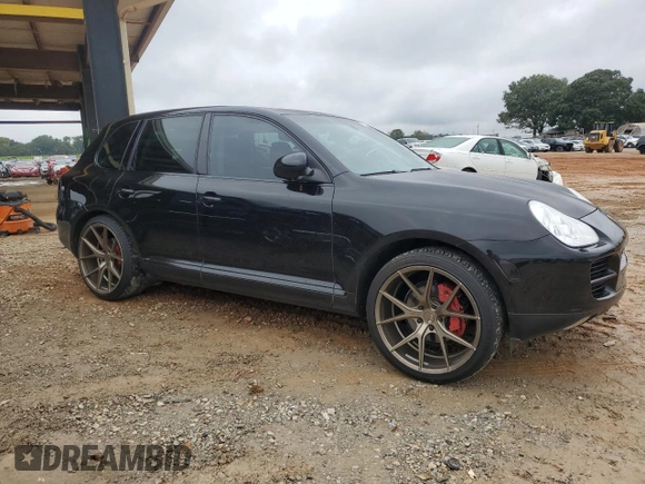 2005 Porsche Cayenne S with VIN WP1AB29P95LA61717, listed as a Copart auction lot 73534644 with 179,018 mi miles and Salvage Title. Bid and sale history available at carsss.com. Image 4.