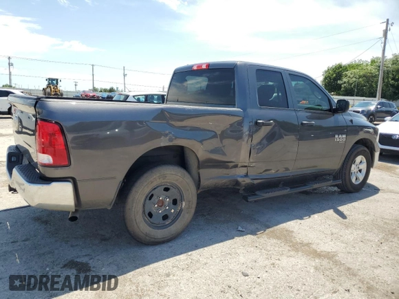 2021 Ram 1500 Tradesman with VIN 1C6RR6FG4MS524919, listed as a Copart auction lot 61338335 with 126,486 mi miles and Salvage title. Bid and sale history available at DreamBid. Image 3.