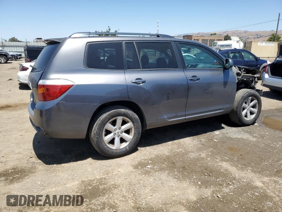 2010 Toyota Highlander with VIN 5TDZK3EH4AS010062, listed as a Copart auction lot 62936505 with 320,201 mi miles and Salvage title. Bid and sale history available at DreamBid. Image 3.