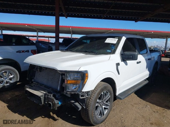 2023 Ford F-150 XL with VIN 1FTEW1CP7PKE28102, listed as a IAAI auction lot 41710708 with 31,563 mi miles. Bid and sale history available at carsss.com. Image 2.