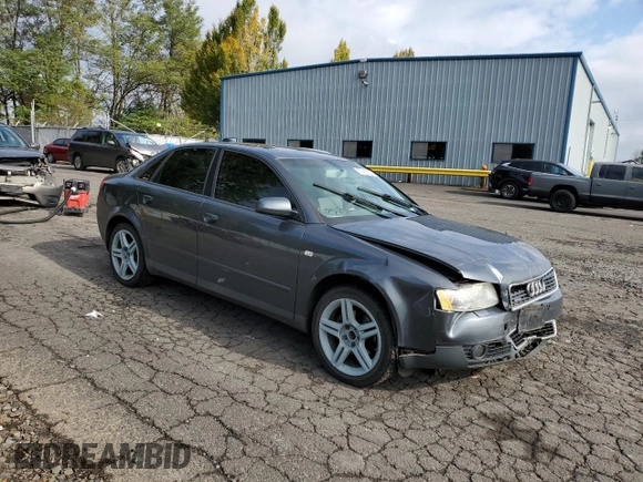 2004 Audi A4 1.8T with VIN WAULC68E84A017441, listed as a Copart auction lot 77380194 with 161,257 mi miles and Salvage Title. Bid and sale history available at carsss.com. Image 4.
