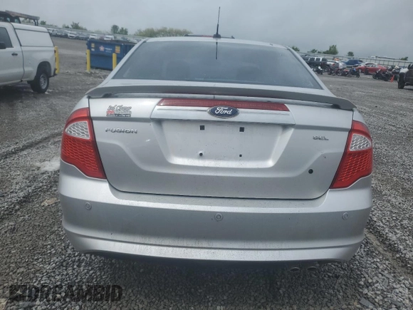 2012 Ford Fusion SEL with VIN 3FAHP0JA3CR162172, listed as a Copart auction lot 54533275 with 177,231 mi miles and Salvage title. Bid and sale history available at DreamBid. Image 6.