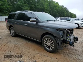 2018 Ford Expedition Max Limited with VIN 1FMJK2ATXJEA57518, listed as a Copart auction lot 58516955 with 96,612 mi miles and Salvage title. Bid and sale history available at DreamBid. Image 4.