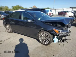 2014 Acura RLX Advance z VIN JH4KC1F92EC006169, wystawiony jako Copart lot #70839524 z przebiegiem Nie podano mil oraz Szkoda całkowita • Salvage title. Historia ofert i sprzedaży dostępna na DreamBid. Obrazek 4.