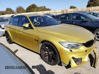 2015 BMW M3 with VIN WBS3C9C53FP803328, listed as a Copart auction lot 47595133 with 50,121 mi miles. Bid and sale history available at carsss.com. Image 4.