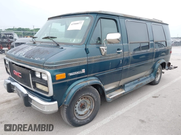 1994 GMC Vandura z VIN 1GDEG25K2RF523677, wystawiony jako IAAI lot #42500077 z przebiegiem 184 965 mil mil oraz . Historia ofert i sprzedaży dostępna na DreamBid. Obrazek 2.