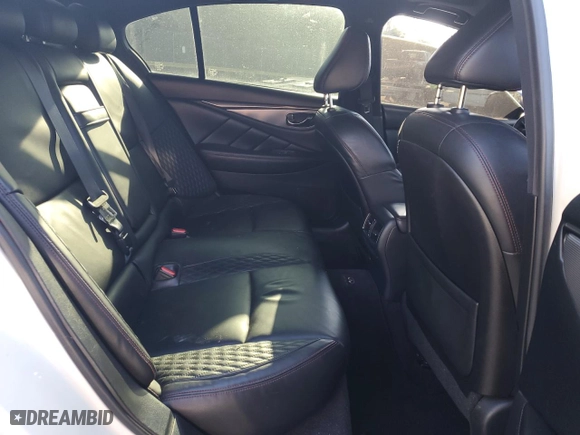 2018 Infiniti Q50 RED SPORT 400 with VIN JN1FV7AR5JM480051, listed as a Copart auction lot 42609085 with 99,471 mi miles and Salvage Title. Bid and sale history available at carsss.com. Image 10.
