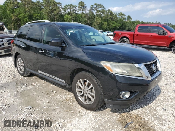 2015 Nissan Pathfinder SV with VIN 5N1AR2MN0FC640983, listed as a Copart auction lot 54751725 with 204,550 mi miles and Clean title. Bid and sale history available at DreamBid. Image 4.