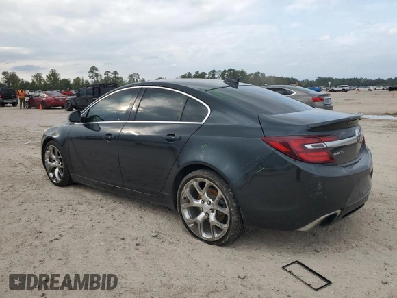 2015 Buick Regal GS with VIN 2G4GT5GX4F9291988, listed as a Copart auction lot 78278384 with 168,480 mi miles and Salvage Title. Bid and sale history available at DreamBid. Image 2.