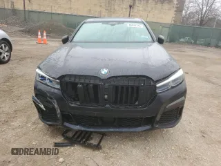 2020 BMW 7 Series 750i xDrive with VIN WBA7U2C08LCD52255, listed as a Copart auction lot 48948745 with 71,030 mi miles and Salvage Title. Bid and sale history available at carsss.com. Image 5.