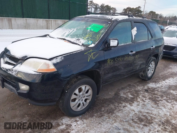 2003 Acura MDX Touring Pkg with VIN 2HNYD18633H548624, listed as a IAAI auction lot 41397092 with 999,999 mi miles. Bid and sale history available at carsss.com. Image 2.
