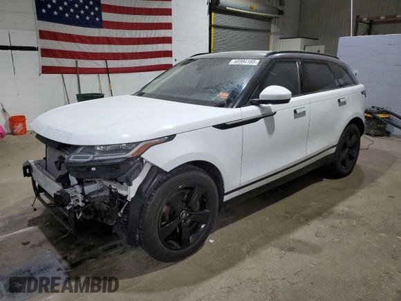 2019 Land Rover Range Rover Velar S with VIN SALYB2FV7KA219328, listed as a Copart auction lot 58994185 with 78,322 mi miles and Salvage title. Bid and sale history available at DreamBid. Image 1.