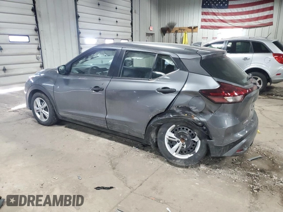 2023 Nissan Kicks S with VIN 3N1CP5BV0PL528555, listed as a Copart auction lot 47492755 with 38,855 mi miles and Salvage Title. Bid and sale history available at DreamBid. Image 2.