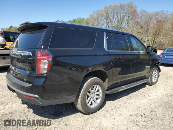 2024 Chevrolet Suburban LT with VIN 1GNSKCKD4RR247686, listed as a Copart auction lot 54845645 with Not Provided miles and Clean Title. Bid and sale history available at DreamBid. Image 3.
