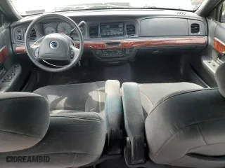 2002 Mercury Grand Marquis LS Premium with VIN 2MEFM75W42X665913, listed as a Copart auction lot 53554535 with 92,394 mi miles and Salvage Title. Bid and sale history available at carsss.com. Image 8.