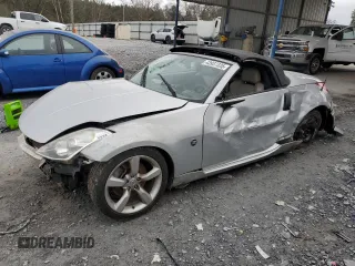 2006 Nissan 350Z Touring with VIN JN1AZ36A76M458487, listed as a Copart auction lot 43937335 with 155,488 mi miles and Salvage Title. Bid and sale history available at carsss.com. Image 1.