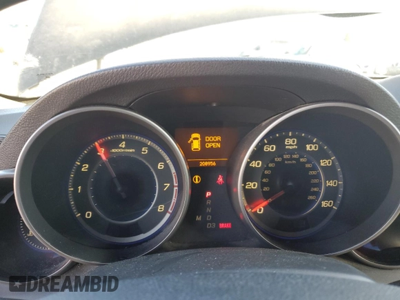 2008 Acura MDX Sport/Pwr Tail Gate with VIN 2HNYD28708H555357, listed as a Copart auction lot 85591694 with 208,956 mi miles and Salvage Title. Bid and sale history available at carsss.com. Image 9.
