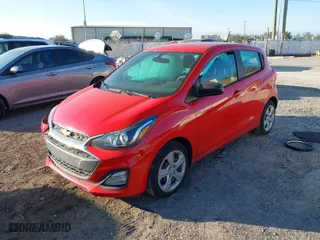 2021 Chevrolet Spark LS with VIN KL8CB6SAXMC711749, listed as a IAAI auction lot 41640309 with 33,274 mi miles. Bid and sale history available at carsss.com. Image 2.