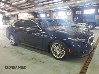 2024 BMW 5 Series 540i xDrive with VIN WBA63FJ00RCS09508, listed as a Copart auction lot 74204334 with 0 mi miles and Salvage Title. Bid and sale history available at carsss.com. Image 4.