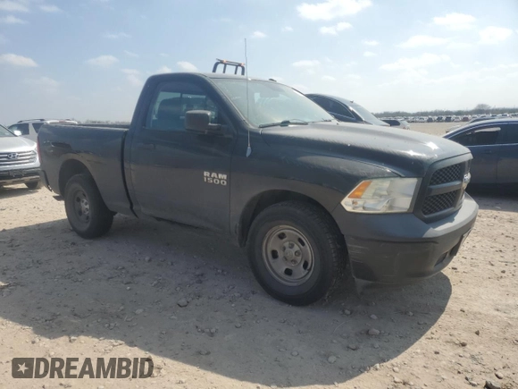 2013 Ram 1500 Tradesman with VIN 3C6JR6AG7DG505213, listed as a Copart auction lot 44603285 with 104,132 mi miles and Salvage title. Bid and sale history available at DreamBid. Image 4.