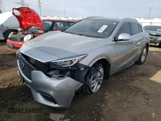 2019 Infiniti QX30 ESSENTIAL with VIN SJKCH5CP0KA009478, listed as a Copart auction lot 44042324 with 0 mi miles and Salvage Title. Bid and sale history available at carsss.com. Image 1.