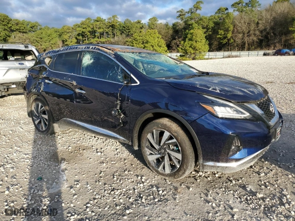 2024 Nissan Murano SL with VIN 5N1AZ2CJ3RC104306, listed as a Copart auction lot 42418024 with 152 mi miles and Salvage Title. Bid and sale history available at carsss.com. Image 4.