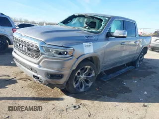 2020 Ram 1500 Limited with VIN 1C6SRFHT9LN418071, listed as a IAAI auction lot 41351897 with 1 mi miles. Bid and sale history available at carsss.com. Image 2.