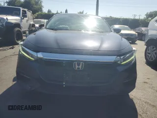 2019 Honda Insight Touring with VIN 19XZE4F90KE015579, listed as a Copart auction lot 58821075 with 26,560 mi miles and Salvage title. Bid and sale history available at DreamBid. Image 5.