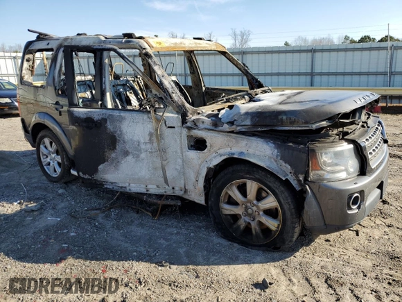 2016 Land Rover LR4 HSE with VIN SALAG2V62GA792643, listed as a Copart auction lot 43708605 with Not provided miles and Non repairable. Bid and sale history available at DreamBid. Image 4.