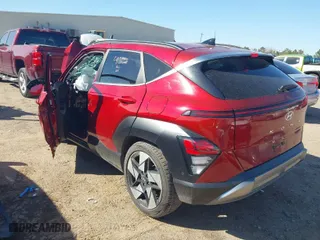 2024 Hyundai Kona Limited with VIN KM8HE3A30RU157446, listed as a IAAI auction lot 41765756 with 18,031 mi miles. Bid and sale history available at carsss.com. Image 3.
