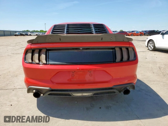 2018 Ford Mustang EcoBoost with VIN 1FA6P8TH6J5180455, listed as a Copart auction lot 59288215 with Not provided miles and Salvage title. Bid and sale history available at DreamBid. Image 6.
