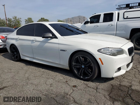 2016 BMW 5 Series 535i with VIN WBA5B1C55GG551911, listed as a Copart auction lot 54739005 with 198,011 mi miles and Clean Title. Bid and sale history available at carsss.com. Image 4.