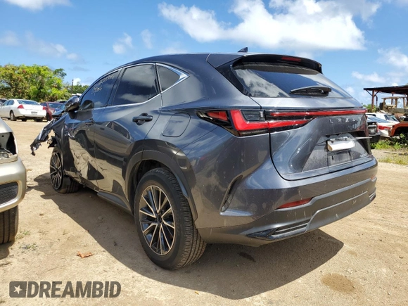 2024 Lexus NX 250 Premium with VIN JTJGDCAZ8R2010534, listed as a Copart auction lot 63456295 with Not provided miles and Non repairable. Bid and sale history available at DreamBid. Image 2.