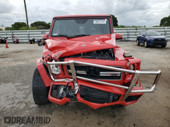 2018 Mercedes-Benz G 63 AMG z VIN WDCYC7DH7JX290890, wystawiony jako Copart lot #78227214 z przebiegiem 50 499 mil mil oraz Nie do naprawy • Non repairable. Historia ofert i sprzedaży dostępna na DreamBid. Obrazek 5.