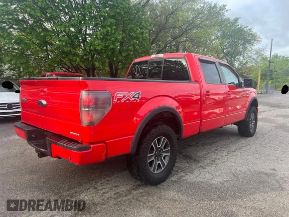 2013 Ford F-150 XL with VIN 1FTFW1EF9DKD50104, listed as a Copart auction lot 56274805 with 262,904 mi miles and Clean Title. Bid and sale history available at DreamBid. Image 4.
