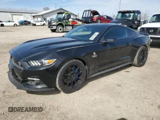 2016 Ford Mustang GT with VIN 1FA6P8CF4G5230986, listed as a Copart auction lot 50210435 with 80,587 mi miles and Salvage Title. Bid and sale history available at carsss.com. Image 1.