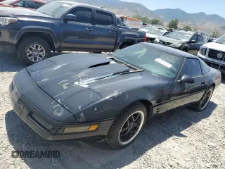 1992 Chevrolet Corvette with VIN 1G1YY23P8N5110765, listed as a Copart auction lot 61205675 with Not provided miles and Salvage title. Bid and sale history available at DreamBid. Image 1.