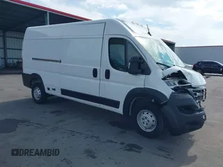 2023 Ram ProMaster Cargo with VIN 3C6MRVHG7PE509176, listed as a IAAI auction lot 42069332 with 72,976 mi miles. Bid and sale history available at carsss.com. Image 1.
