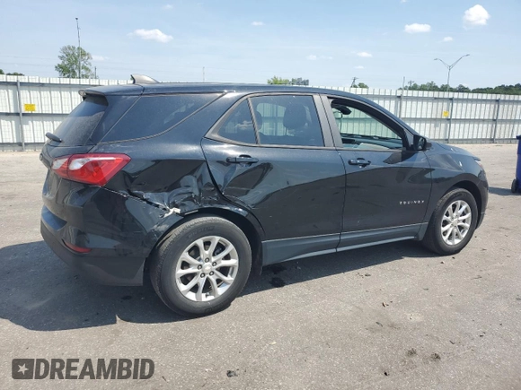 2020 Chevrolet Equinox LS z VIN 2GNAXHEV5L6281329, wystawiony jako Copart lot #54874795 z przebiegiem 63 624 mil mil oraz Szkoda całkowita • Salvage title. Historia ofert i sprzedaży dostępna na DreamBid. Obrazek 3.
