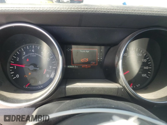 2022 Ford Mustang GT with VIN 1FA6P8CF0N5118585, listed as a Copart auction lot 61499415 with 60,608 mi miles and Salvage title. Bid and sale history available at DreamBid. Image 9.