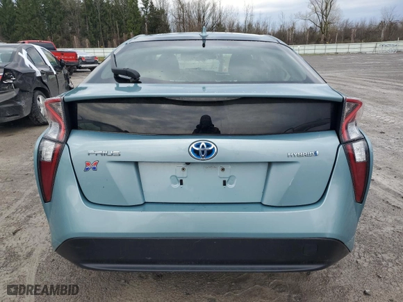 2016 Toyota Prius Two with VIN JTDKBRFU3G3002626, listed as a Copart auction lot 52908365 with 122,031 mi miles and Salvage Title. Bid and sale history available at carsss.com. Image 6.